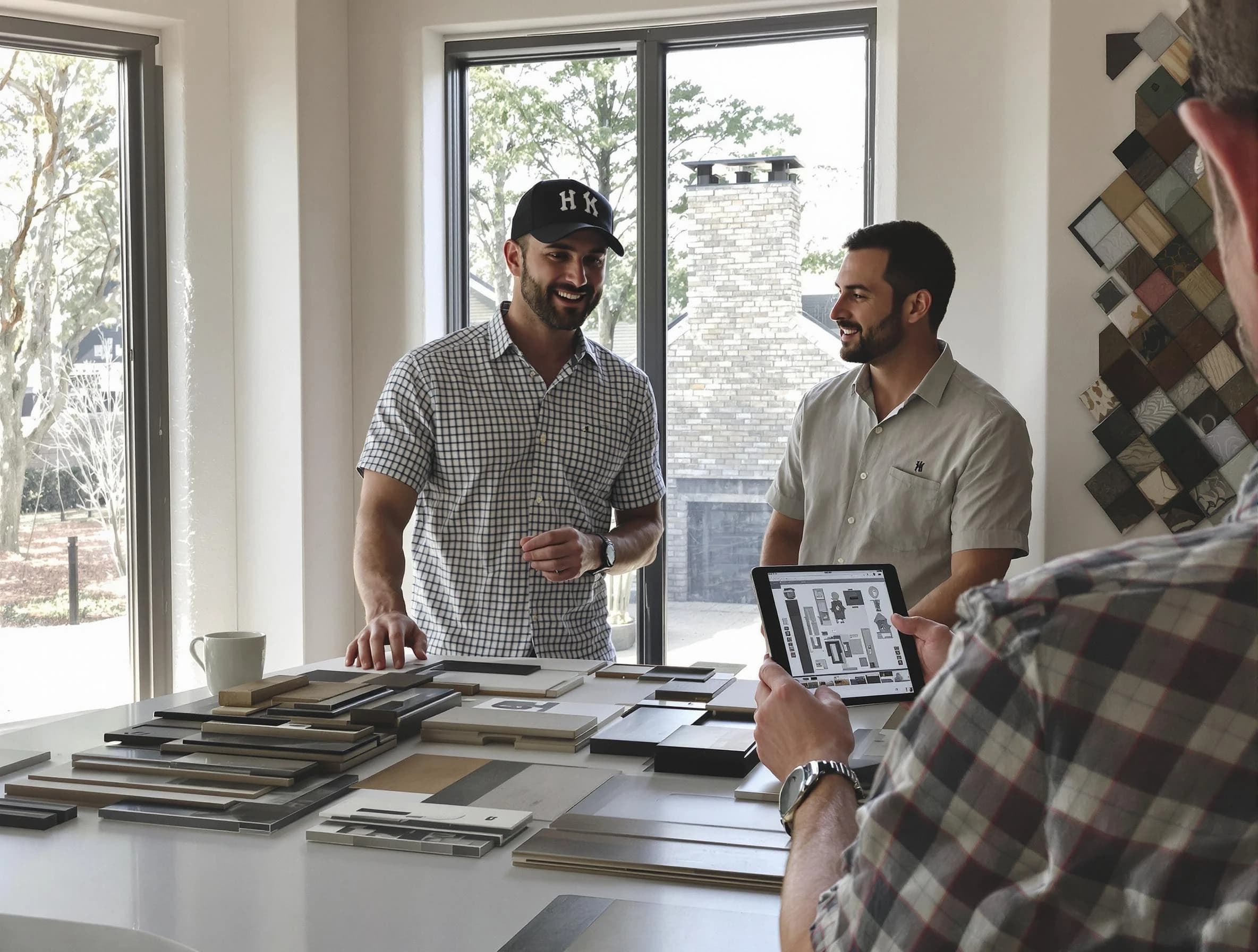South Fayette Chimney Sweep remodeling a chimney and fireplace in South Fayette, PA