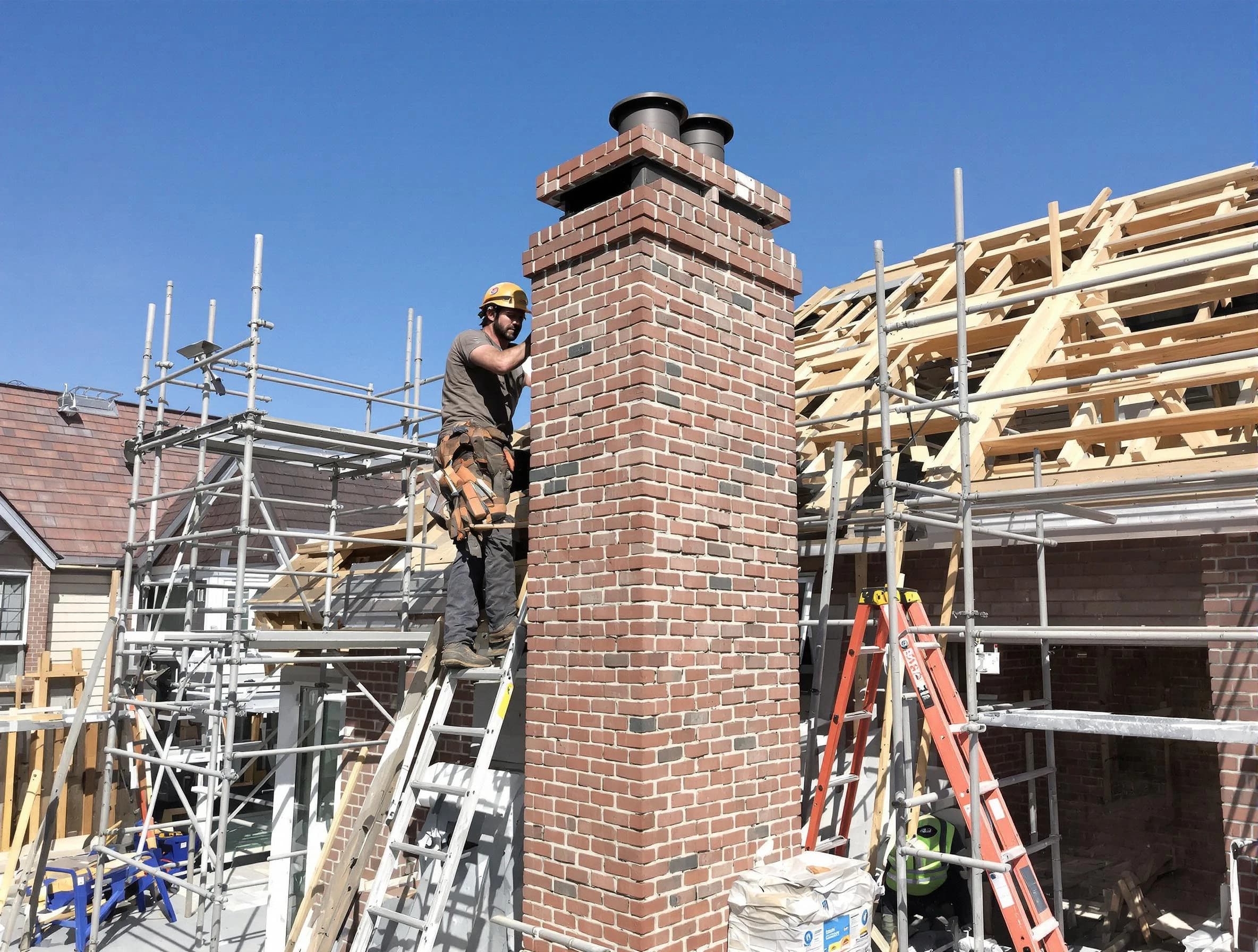 New chimney installation completed by South Fayette Chimney Sweep in South Fayette, PA