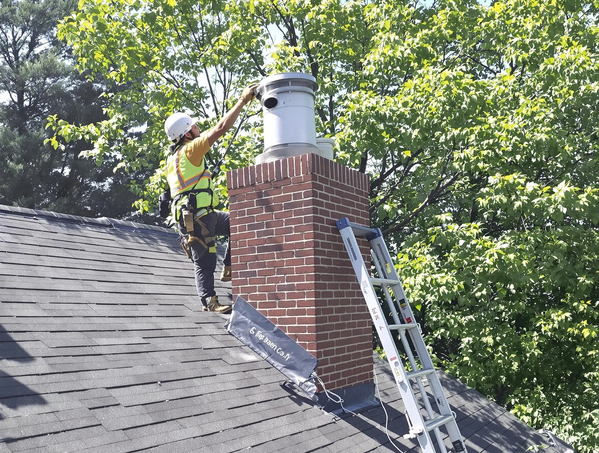 Chimney liner inspection by South Fayette Chimney Sweep in South Fayette, PA