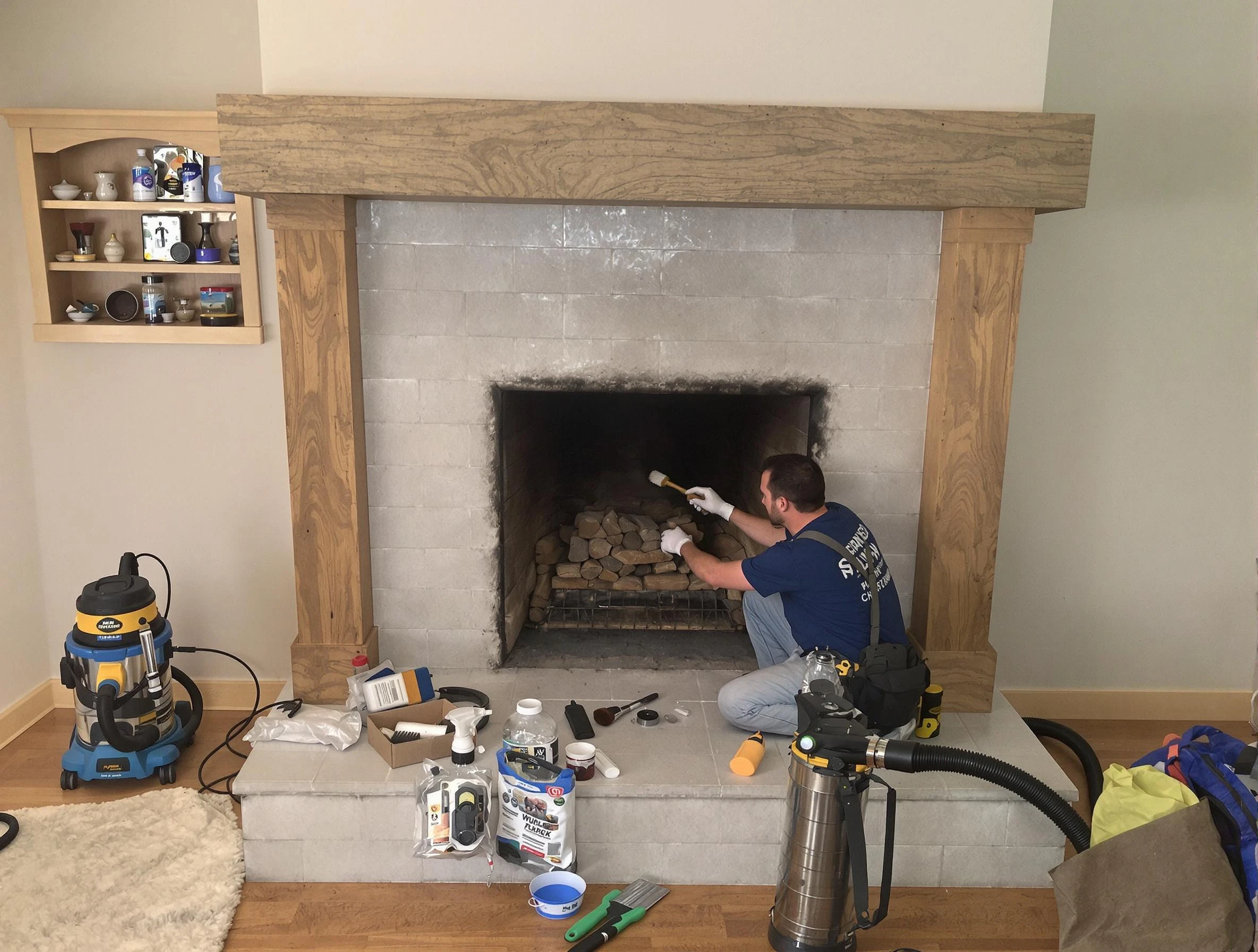 Detailed creosote removal process by South Fayette Chimney Sweep in South Fayette, PA